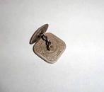 Manchetknoop vijf cent munt, Verzenden, Zo goed als nieuw, Overige materialen