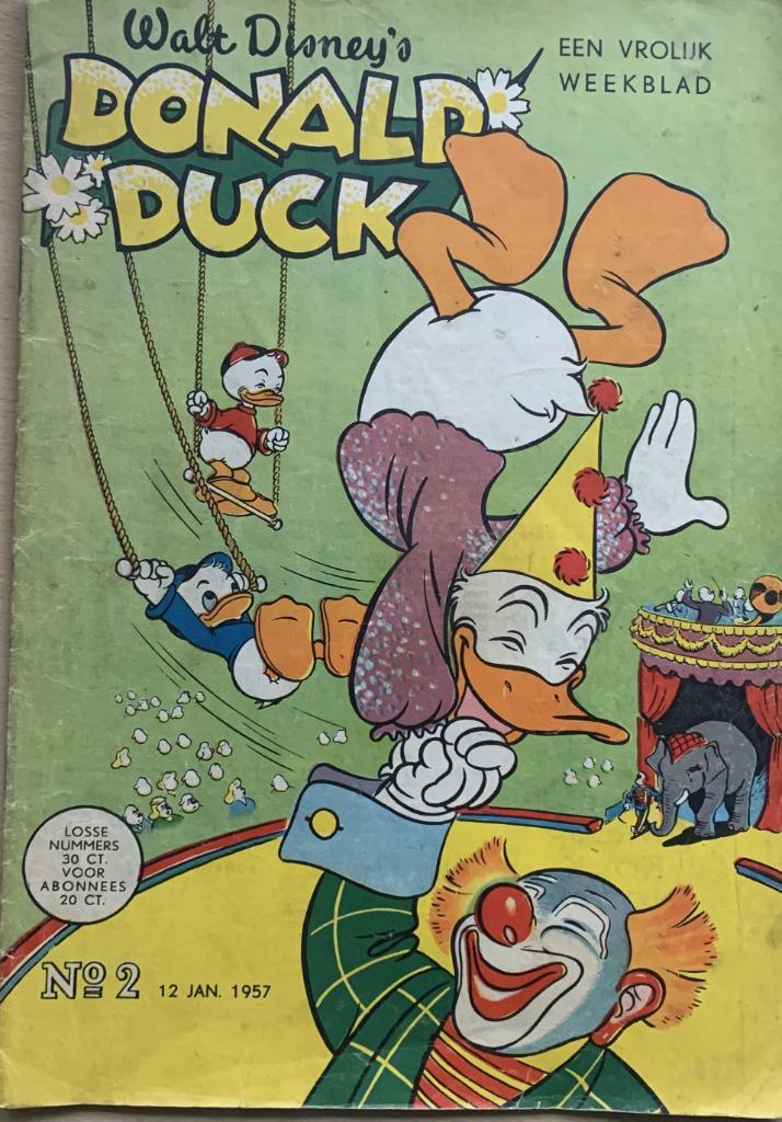 Donald Duck 1957, Boeken, Stripboeken, Gelezen, Meerdere stripboeken, Ophalen of Verzenden