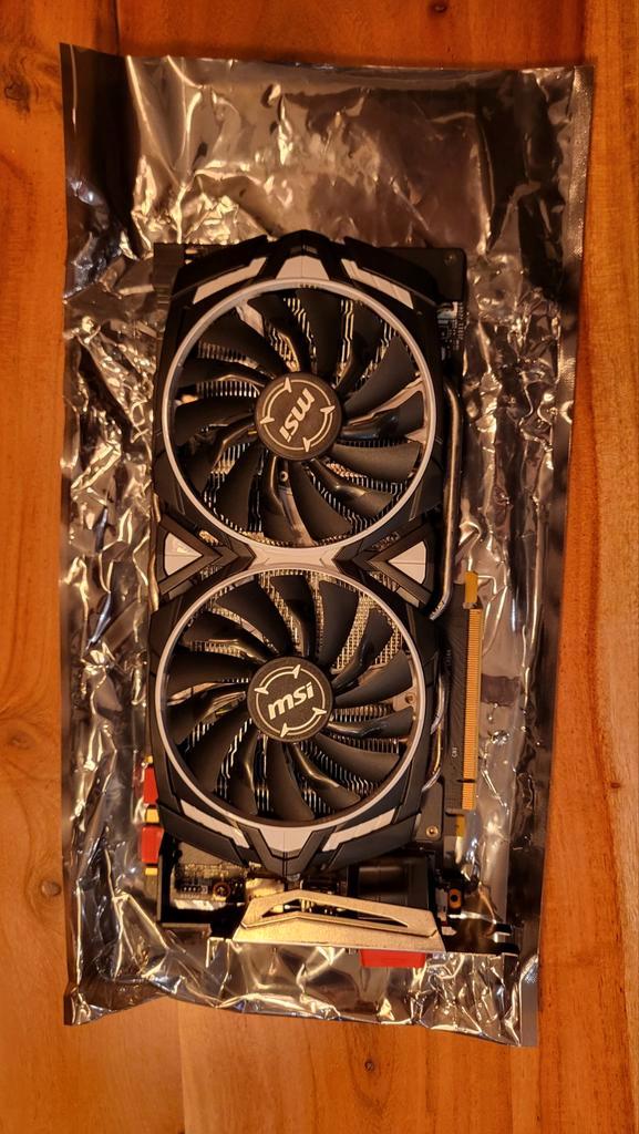 MSI GTX 1070 Armor OC - Goede Staat!, Computers en Software, Videokaarten, Gebruikt, Nvidia, PCI-Express 3.0, GDDR5, HDMI, DisplayPort