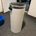 Brabantia Prullenbak  touch bin 30 Liter, Huis en Inrichting, Woonaccessoires | Prullenbakken, Ophalen, Gebruikt, Met pedaal, 50 tot 75 cm