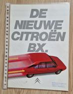 Folders Citroën BX, Citroën, Ophalen of Verzenden, Zo goed als nieuw