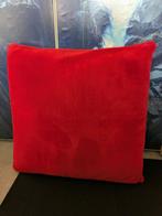 Groot rood kussen, Huis en Inrichting, Ophalen, Zo goed als nieuw, Rood, Vierkant