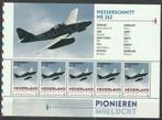 3197 E15 Vel Pionieren in de Lucht Messerschmitt ME 262, Postzegels en Munten, Postzegels | Nederland, Verzenden, Na 1940, Postfris