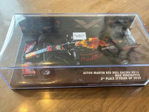 Reb Bull RB16 - Max Verstappen - Styrian GP 2020 Minichamps, Hobby en Vrije tijd, Modelauto's | 1:43, Zo goed als nieuw, Auto