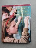 Psychology in learning and instructies-Patricia A.Alexander, Ophalen of Verzenden, Zo goed als nieuw, WO