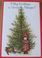 Prettige Kerstdagen - Holly Hobbie bij kerstboom, Verzamelen, Ansichtkaarten | Themakaarten, Gelopen, 1960 tot 1980, Overige thema's