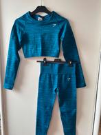 Sportset gymshark, Kleding | Dames, Sportkleding, Ophalen of Verzenden, Zo goed als nieuw, Zwart