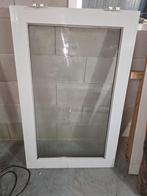 Hardhouten raam met dubbel glas, 75 tot 150 cm, Raamkozijn, Ophalen of Verzenden, 75 tot 150 cm