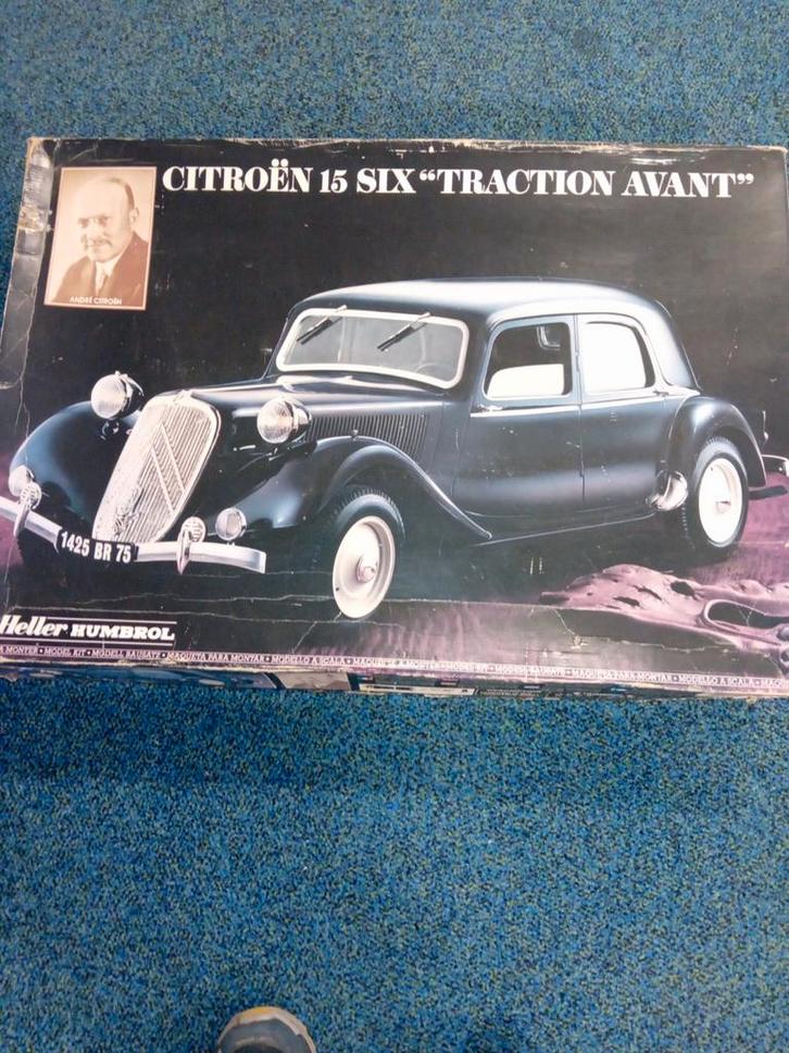 Bouwpakket HELLER  Citroen 15 Six  60x22cm, Hobby en Vrije tijd, Modelbouw | Auto's en Voertuigen, Auto, Groter dan 1:32, Overige merken