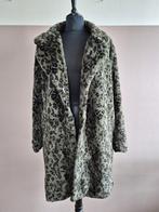 Carnavals bontjas Panterprint Groen, maat S Jas thema panter, Kleding | Dames, Carnaval, Ophalen of Verzenden, Kleding, Maat 36 (S)