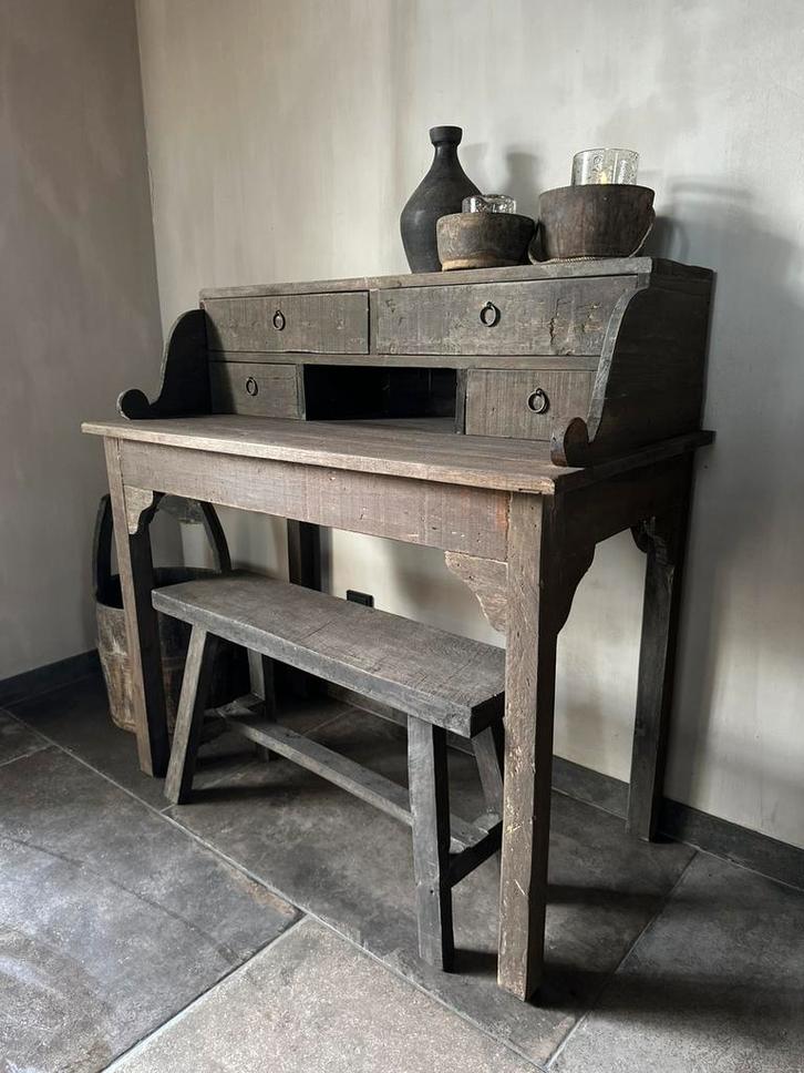 Bureau Wandtafel Driftwood, Huis en Inrichting, Tafels | Sidetables, Nieuw, 25 tot 50 cm, 100 tot 150 cm, Rechthoekig, Ophalen of Verzenden