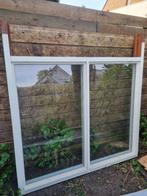 Raamkozijn met dubbelglas (162,1 cm breed x 139,5 cm hoog), Doe-het-zelf en Verbouw, Kozijnen en Schuifpuien, Ophalen, Gebruikt