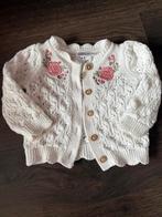 Lief vestje met bloemen - Maat 68, Ophalen of Verzenden, Zo goed als nieuw, So cute, Truitje of Vestje