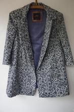 Thomas Burberry jas bloemen zwart / grijs trenchcoat maat 38, Kleding | Dames, Jassen | Zomer, Maat 38/40 (M), Ophalen of Verzenden