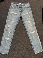 Josh V spijkerbroek met pareltjes en steentjes maat XS (36), Ophalen of Verzenden, Zo goed als nieuw, Blauw, W27 (confectie 34) of kleiner