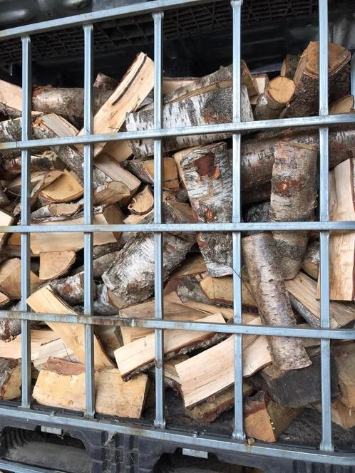 Gedroogd berken brandhout, Tuin en Terras, Haardhout, Blokken, Berkenhout, 6 m³ of meer, Ophalen