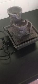 Stenen waterfontijn met verlichting, Ophalen of Verzenden, Gebruikt