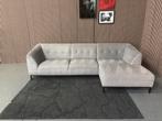 GRATIS LEVERING Loungebank Grijs 280x155 GEREINIGD, 250 tot 300 cm, Hoekbank, Ophalen of Verzenden, Zo goed als nieuw