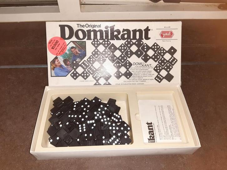Domikant vintage Goliath, Hobby en Vrije tijd, Gezelschapsspellen | Bordspellen, Zo goed als nieuw, Ophalen of Verzenden