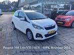 PEUGEOT 108 1.0 12V E-VTI 51KW 5DR Active Airco, Euro 5, Stof, Gebruikt, Wit