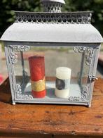 Lantaarn, Huis en Inrichting, Ophalen, Zo goed als nieuw, Metaal, Grijs