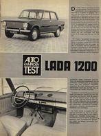 Autokampioen test Lada 1200 Augustus 1972, Gelezen, Overige merken, Ophalen of Verzenden