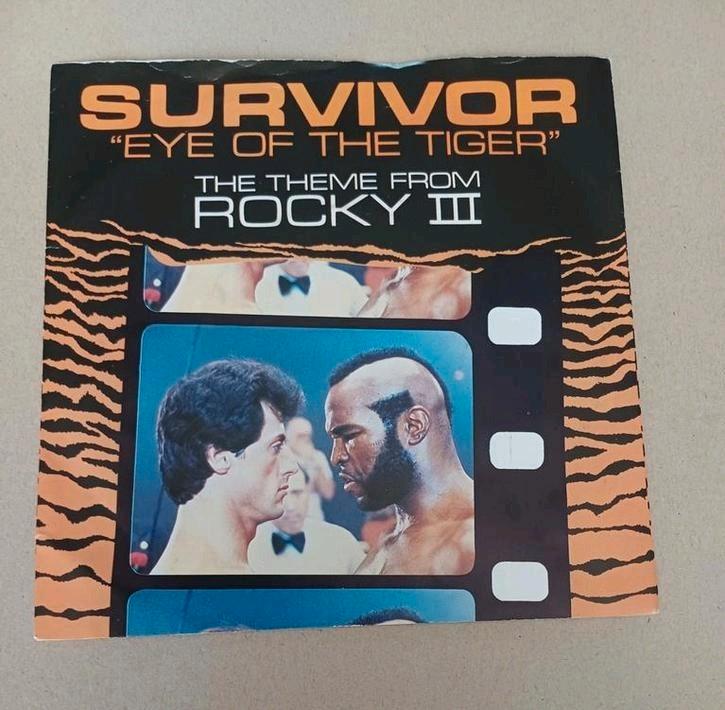 Survivor - The Eye Of The Tiger, Cd's en Dvd's, Vinyl Singles, Gebruikt, Single, Pop, 7 inch, Ophalen of Verzenden