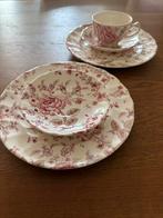 Johnson Bros Chintz Rose Servies, Gebruikt, Ophalen of Verzenden, Bord(en), Overige stijlen
