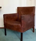 2 lederen stoelen, merk Label., Ophalen, Gebruikt, Minder dan 75 cm, Hout