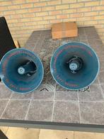 Hoorn luidsprekers, Ophalen, Gebruikt, Audio