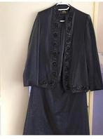 Elegante grijze galajurk met jasje, Kleding | Dames, Gelegenheidskleding, Maat 38/40 (M), Galajurk, Ophalen of Verzenden, Zo goed als nieuw