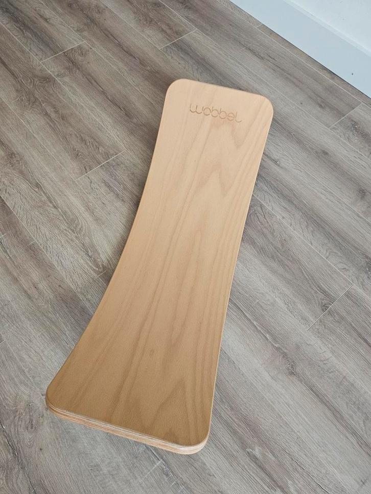 Wobbel Balance Board - Natuurlijk Hout, Kinderen en Baby's, Speelgoed | Overig, Gebruikt, Jongen of Meisje, Ophalen of Verzenden