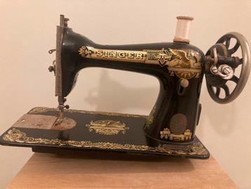 Antieke Singer Sphinx Naaimachine - Y 249492 beschikbaar voor biedingen