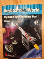 Keyboard World Methode Deel 1 - Michiel Merkies, Ophalen of Verzenden, Zo goed als nieuw, Instrument, Michiel Merkies, Willem Aukema