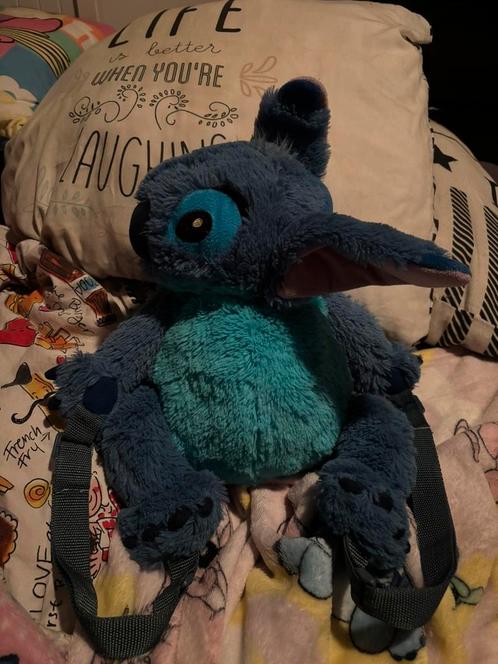Disney Stitch rugzak knuffel, Verzamelen, Disney, Nieuw, Knuffel, Overige figuren, Ophalen