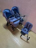 Bugaboo donkey duo blauw, Gebruikt, Verstelbare duwstang, Bugaboo, Ophalen of Verzenden