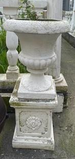PRACHTIGE ITALIAANSE VAAS MET PILLAR/STEEN, Ophalen