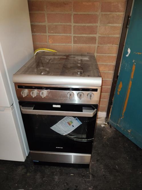 Invertum VFG5020GRVS/04 Gasfornuis - A Label, Witgoed en Apparatuur, Fornuizen, Gebruikt, Vrijstaand, Gas, 4 kookzones, Minder dan 85 cm