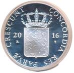 Nederland zilveren Dukaat 2016 Gelderland, Zilver, Overige waardes, Ophalen of Verzenden, Losse munt