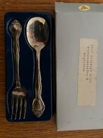 Verzilverd theelepel met taartvotkje, Ophalen of Verzenden