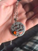 Zilveren Israëlische Bedel met Ketting - Modernistisch, Sieraden, Tassen en Uiterlijk, Antieke sieraden, Ophalen of Verzenden