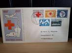 Nederland 1957, FDC E31, beschreven,open klep, catwrde 17,50, Ophalen of Verzenden, Beschreven, Nederland