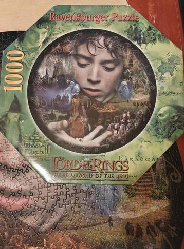 Mooie ronde puzzel Lord Of The Rings 1000 st Ravensburger beschikbaar voor biedingen