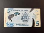 Solomon Islands 5 dollars UNC polymer, Postzegels en Munten, Bankbiljetten | Oceanië, Los biljet, Verzenden