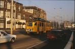 h136: dia van HTM PCC 1110, Den Haag Rijswijkseweg, '80s, Verzamelen, Ophalen of Verzenden, Gebruikt, Tram, Overige typen