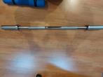 Olympische straight bar 120cm-50mm., Sport en Fitness, Fitnessmaterialen, Ophalen, Zo goed als nieuw, Halterstangen