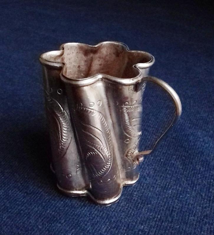 Kannetje/Bakje - Verzilverd, Antiek en Kunst, Curiosa en Brocante, Ophalen of Verzenden