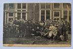 Militair LEIDEN: Mobilisatie 1914 ZIEKENTRANSPORT militairen, Verzamelen, Gelopen, Zuid-Holland, Ophalen of Verzenden, Voor 1920
