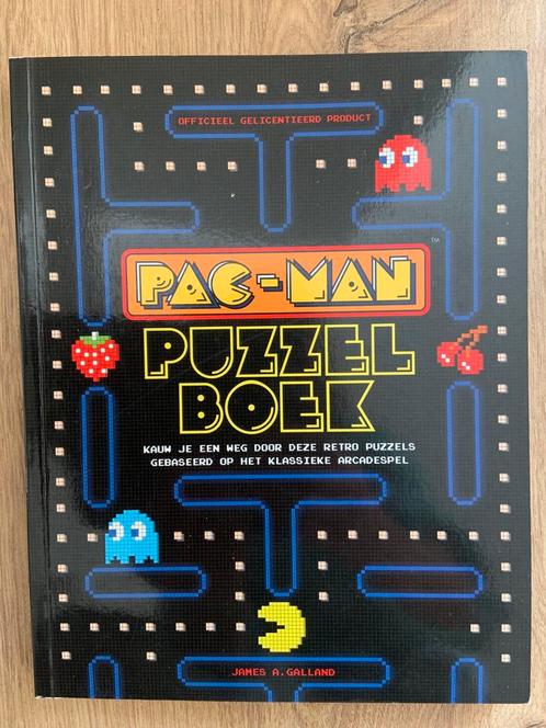 James A. Galland - Pac-Man puzzelboek, Hobby en Vrije tijd, Denksport en Puzzels, Zo goed als nieuw, Ophalen of Verzenden