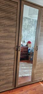 Nieuwe 3 deurs Louvre eiken kledingkast 166x210x62, Ophalen, 200 cm of meer, 150 tot 200 cm, Nieuw